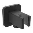 Omnires 8815BL Угловой соединительный элемент (черный BLM)