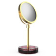 Зеркало косметическое Decor Walther Kristall 0941997 настольное, цвет: Rich Burgundy/золото