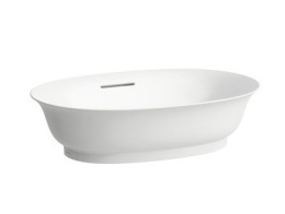 Раковина Laufen New Classic 8.1285.3.400.109.1 55 х 38 х 14.5 см, накладная, SaphirKeramik, с перели