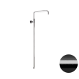 Душевая колонна телескопическая Remer 330A7DCESDEVCFP, черный брашированный хром