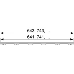 Tece TECEdrainline 600972 Основа для плитки "plate II"