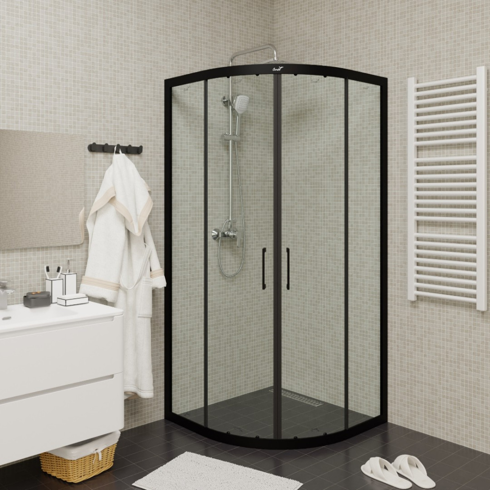 Фото Ограждение душевое Cerutti VIVA100B без поддона (100x100x195)