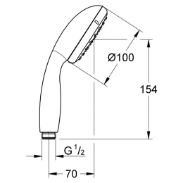 Комплект смесителей Grohe Bau Curve 126741