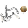 Смеситель для биде Fima Carlo Frattini Herend F5412BR с поворотным изливом, бронза