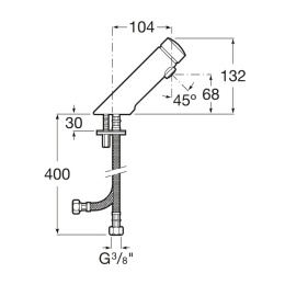 Смеситель для раковины Roca Avant (5A3279C00) хром