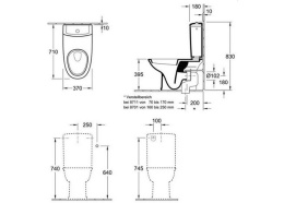 Унитаз сливной Century 6654 10R1 (6654 10 R1)