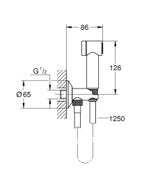 Гигиенический душ Grohe 26329000 Sena Trigger Spray 35