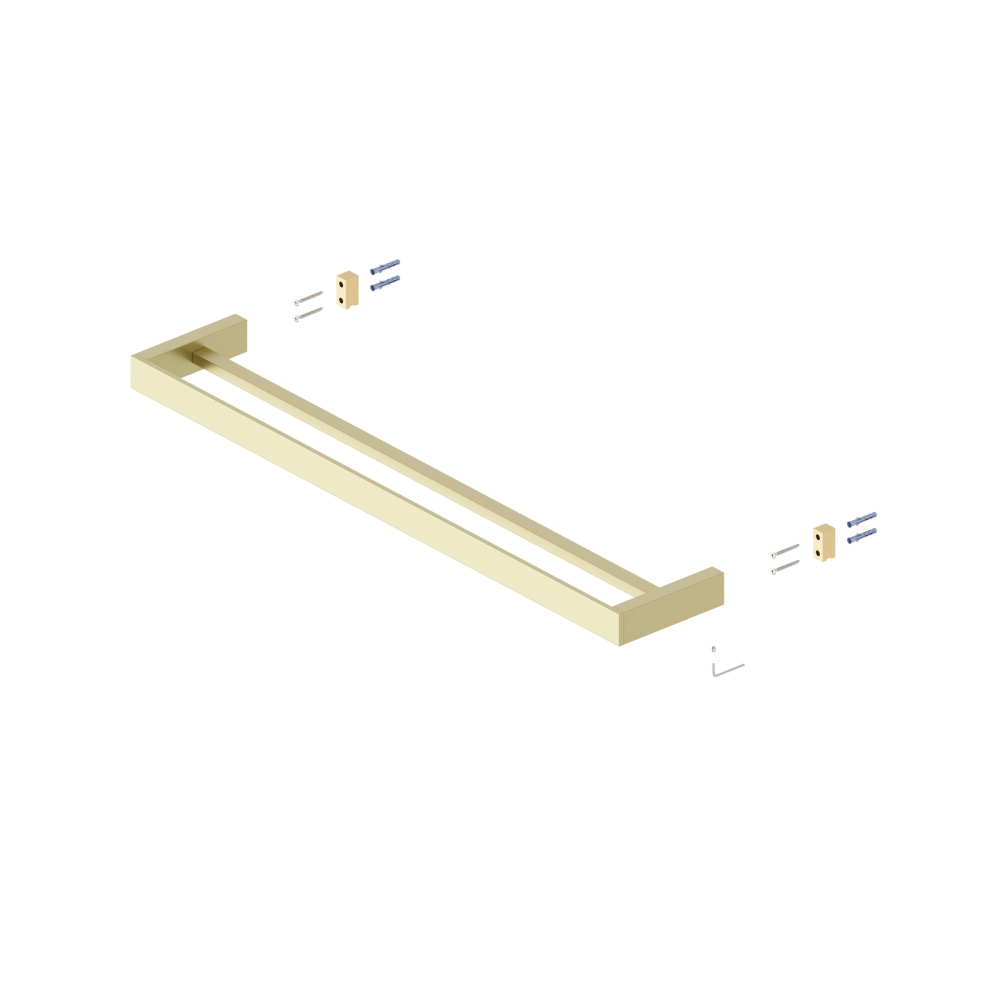 Фото Полотенцедержатель двойной Timo Petruma 15256/17 золото матовое