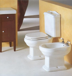 Фото Механизм смыва для бачка GSI Old Antea BPCDF (Geberit) цвет хром