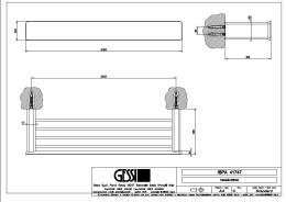 Полка для душа Gessi Ispa (41747#031) хром