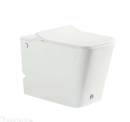 Унитаз напольный SantiLine (SL-5033) импульсный, безбачковый, белый