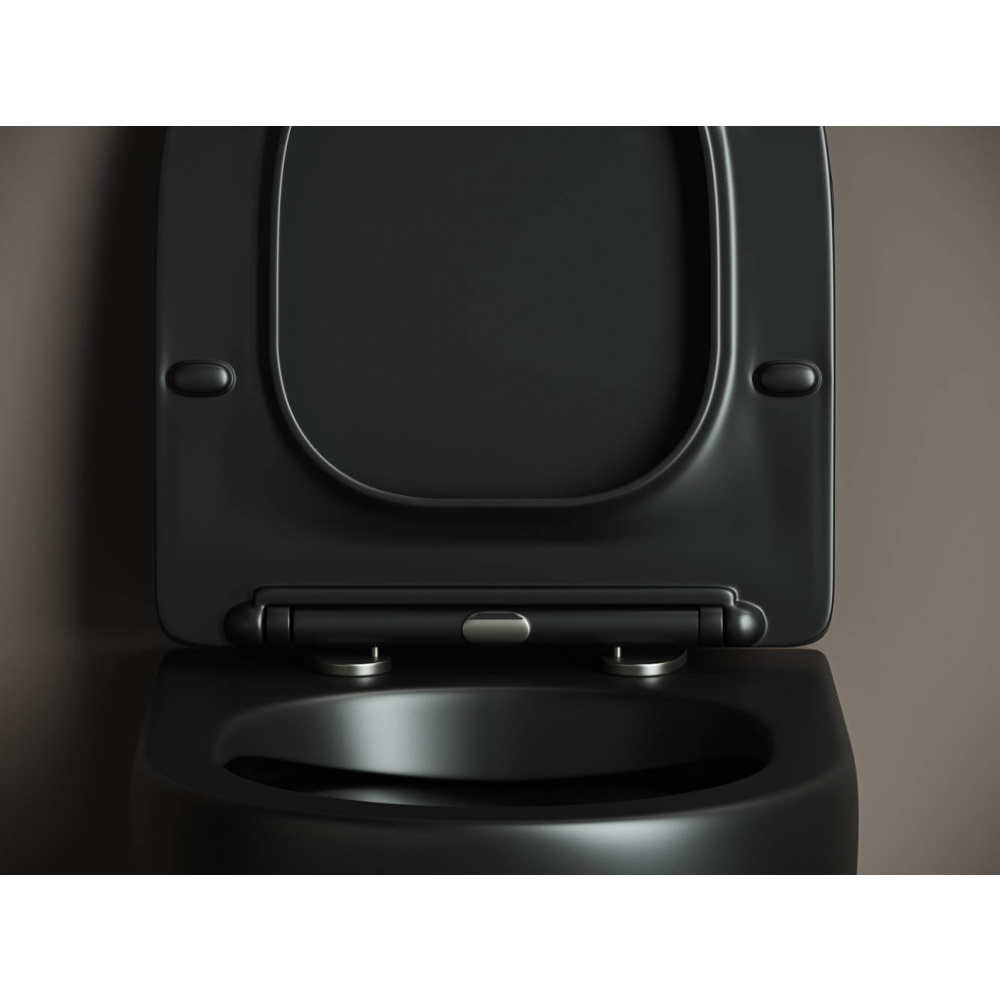 Подвесной унитаз Ceramica Nova METROPOL CN4002MB с сиденьем