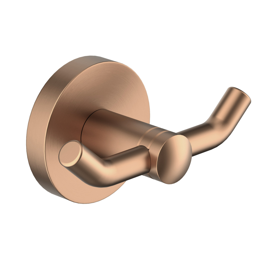 Фото Крючок двойной Timo Saona 13012/19 розовое золото