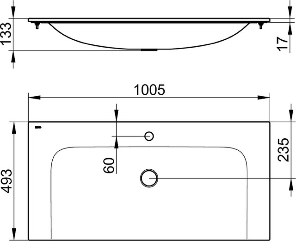 Фото Раковина Keuco Plan 32970311001, белый