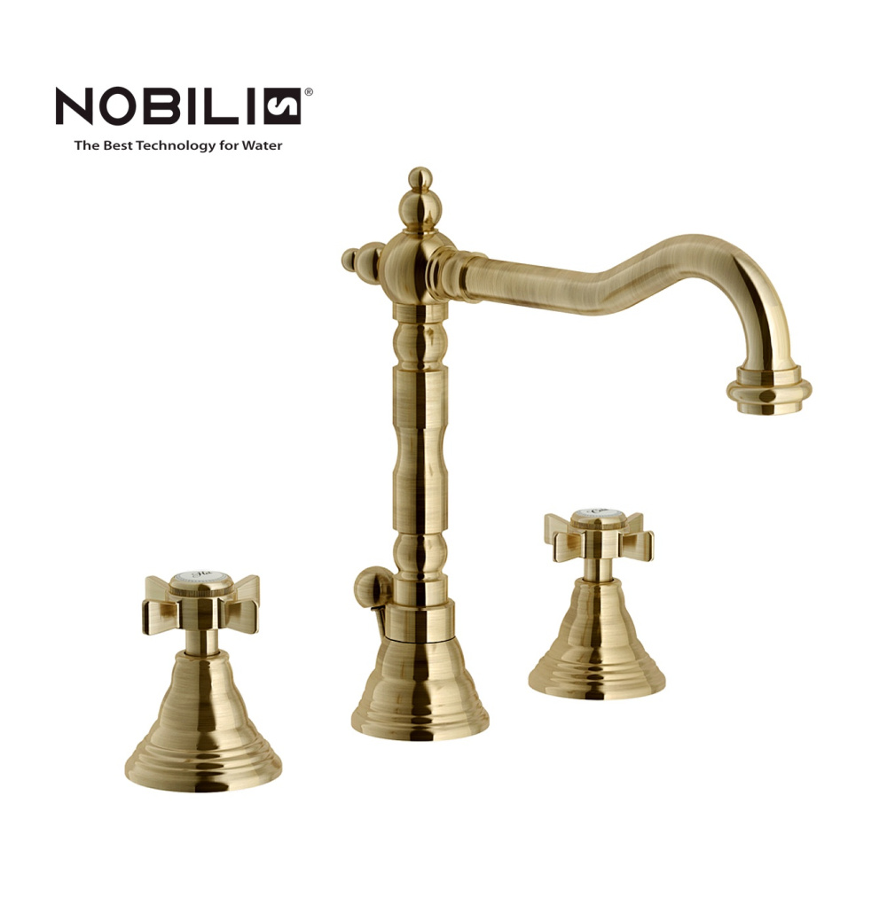 Фото NOBILI Ritz RI49011/1BR Смеситель для раковины (бронза)