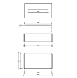 Диспенсер для салфеток Decor Walther Sky (0981700), прозрачный