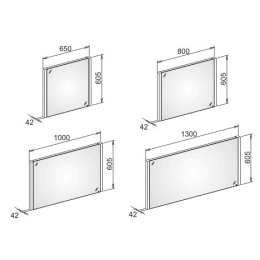 Зеркало с подсветкой Keuco Royal Reflex 14096002500, белый