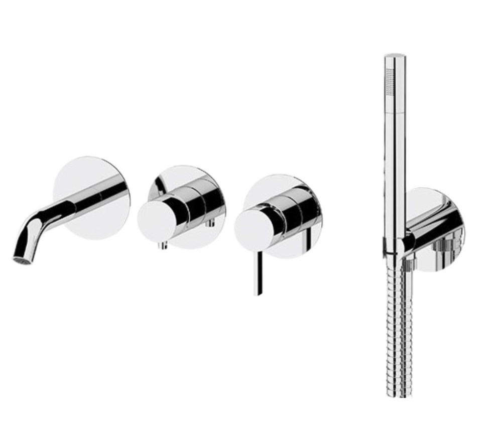 Фото Смеситель для ванны Remer Metrica MC53D2PWB