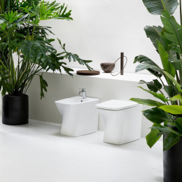 Фото Унитаз Azzurra Hera HEVCTPE00000BI 38 x 57 x 42 см напольный, приставной, безободковый