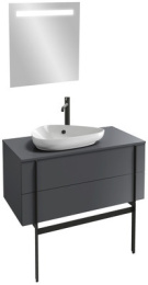 Тумба под раковину Jacob Delafon Nouvelle Vague 100 см, EB3040-S24, жасмин сатин