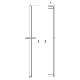 Штанга душевая BelBagno Arlie ARL-SA-CRM