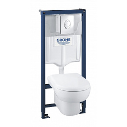 Grohe Solido 39191000 Комплект инсталляция и унитаз подвесной, стандартные