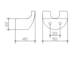 Крючок для полотенца Keuco Elegance 11613010000, хром