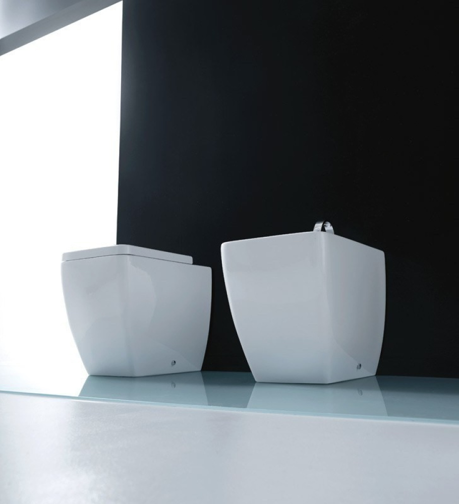 Фото Kerasan Ego 322001*1 Биде напольное приставное