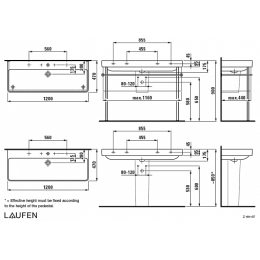 Подвесная раковина Laufen Pro S 8.1496.5.000.104.1