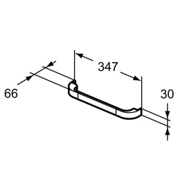 Фото Ручка для шкафа-пенала R4355FM Ideal Standard Tonic II (коричневый)