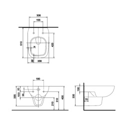 Фото Унитаз подвесной IFO Sign RP313200600 безободковый с сиденьем
