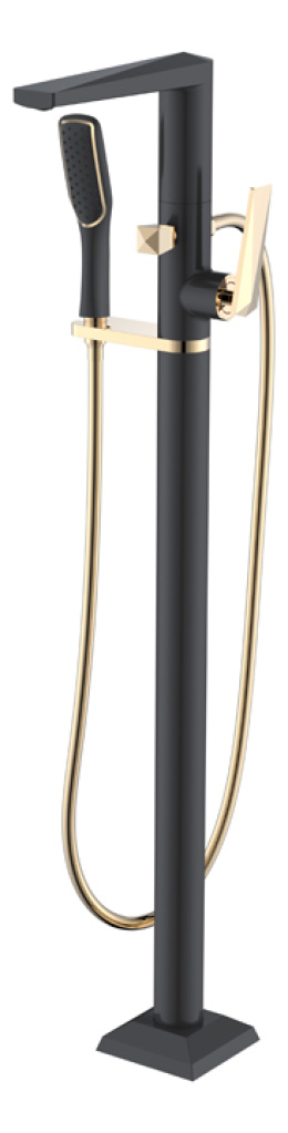 Фото Смеситель напольный Boheme Venturo (389-B) золото