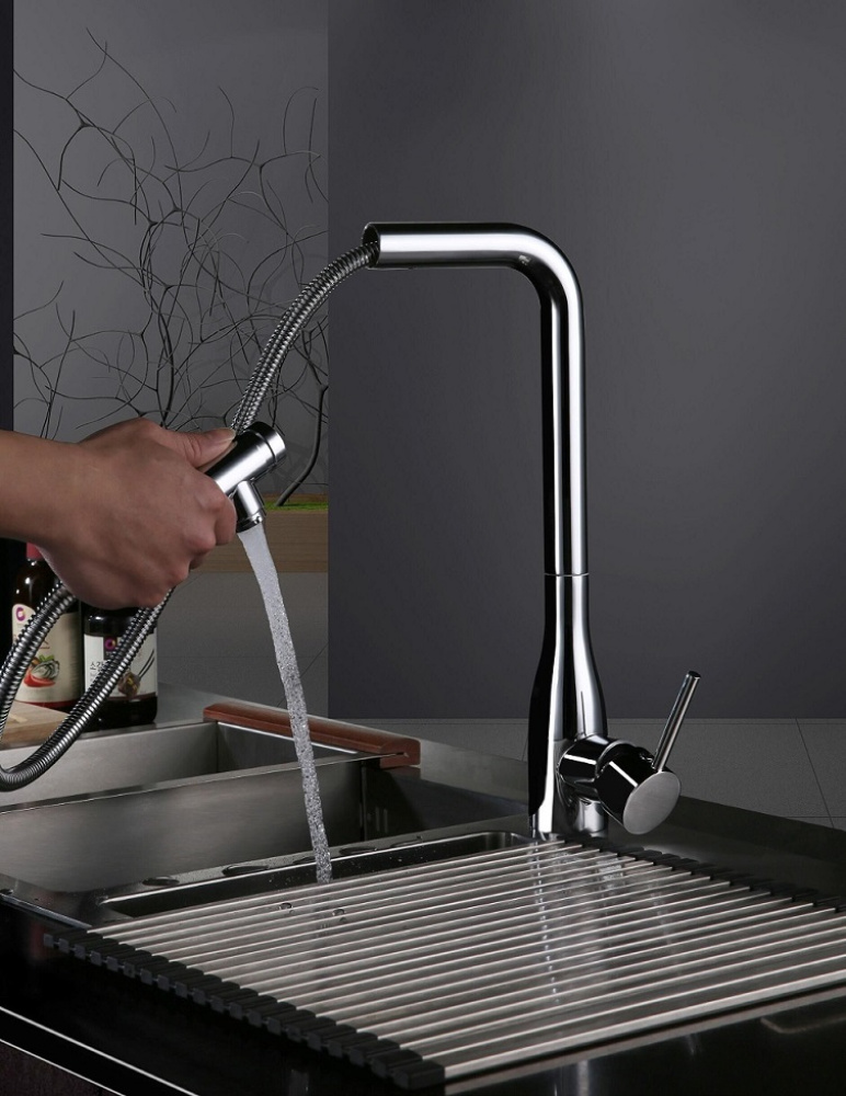 Фото Смеситель для кухонной мойки Timo Saona (2326/00FL chrome)