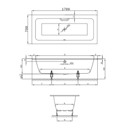 Фото Ванна BETTE One 3311-000 PLUS с шумоизоляцией 170х70 с самоочищающимся покрытием BetteGlasur ® Plus 