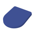 Artceram FILE 2.1 FLA002 16 Сиденье для унитаза с микролифтом,  цвет blu zaffiro (не производится!)