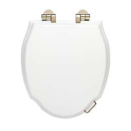 Фото Сиденье для унитаза Devon&Devon Westminster 2IBSEBIAW, светлое золото