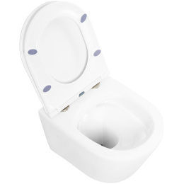 Комплект 3 в 1 Унитаз подвесной BelBagno+Система инсталляции BB8001CHR/SC/BB002-80/BB005-PR-CHROME