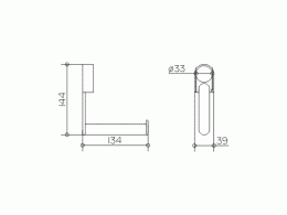 Фото Держатель туалетной бумаги Keuco Plan Care (34962010000) хром