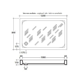 Душевой поддон Galassia Plaza (1012)