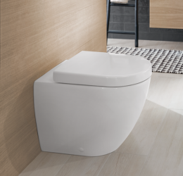 Приставной унитаз Villeroy&Boch SUBWAY 2.0 5602 R001, безободковый