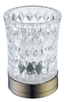 Фото Стакан для зубных щеток Boheme (10211) бронза