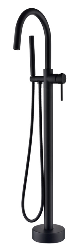 Фото Смеситель напольный Boheme (469-B (229-B)) черный
