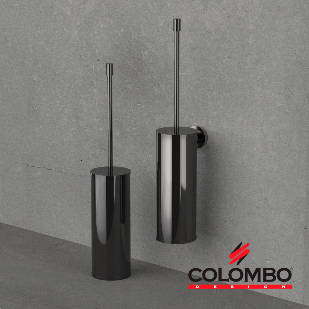 Colombo Design PLUS W4962.GL - Ершик для унитаза, настенный (графит полированный)