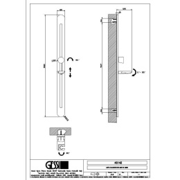 Штанга для душа Gessi Cono (45142#031) хром