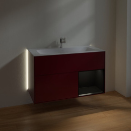Villeroy Boch Finion G040PHHB Тумба под раковину 996х498 мм (glossy black/peony matt)