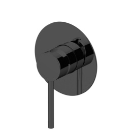 Фото Смеситель Gattoni Circle Two 9130/91NO для душа, черный матовый