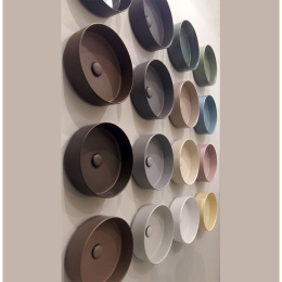 Ceramica CIELO Shui Comfort SHCOLAT40 FN - Раковина накладная Ø 40 см Fango