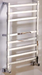 Фото Полотенцесушитель водяной Margaroli Panorama 764-8, 7644708SC, сатин/хром