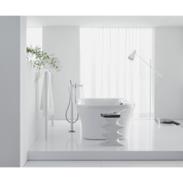 Смеситель для ванны Hansgrohe PuraVida (15473400) хром, белый
