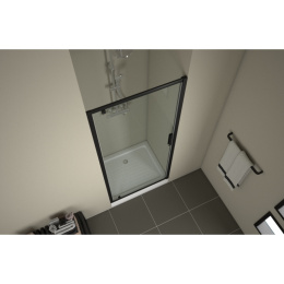 Душевая дверь в нишу Bravat Blackline (BD100.4111B) 900х2000